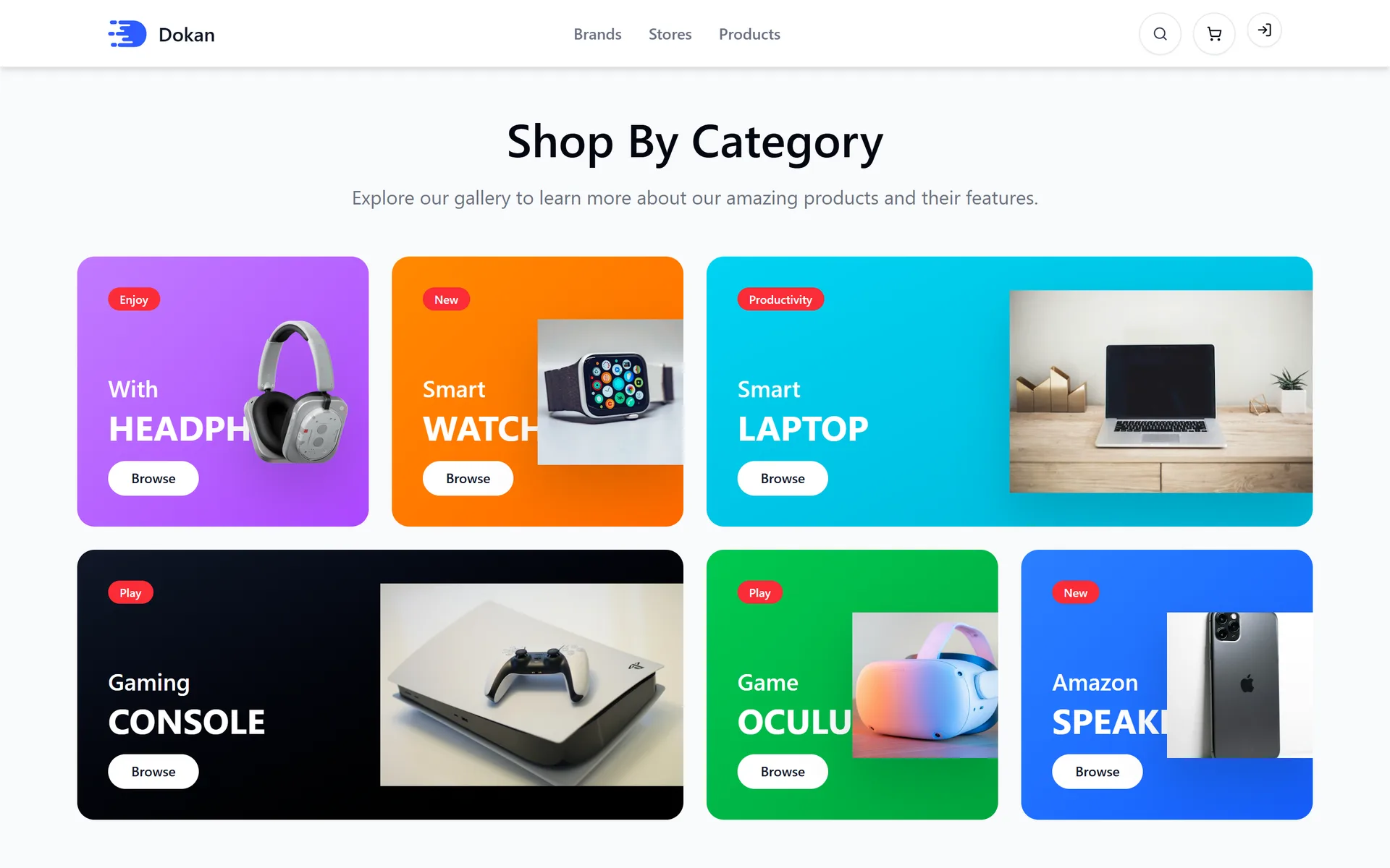 Shop by category.