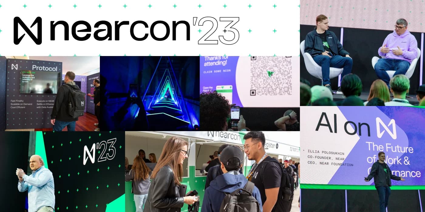 NEARCON '23 in Lisbon, including attendees claiming NCON by scanning a QR code with the app. Photos: NEAR Foundation.